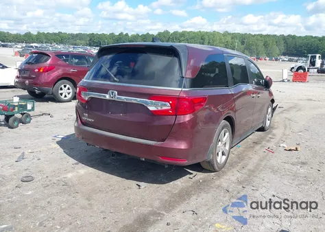 2018 Honda Odyssey Ex из США, поврежденный, VIN 5FNRL6H59JB061545